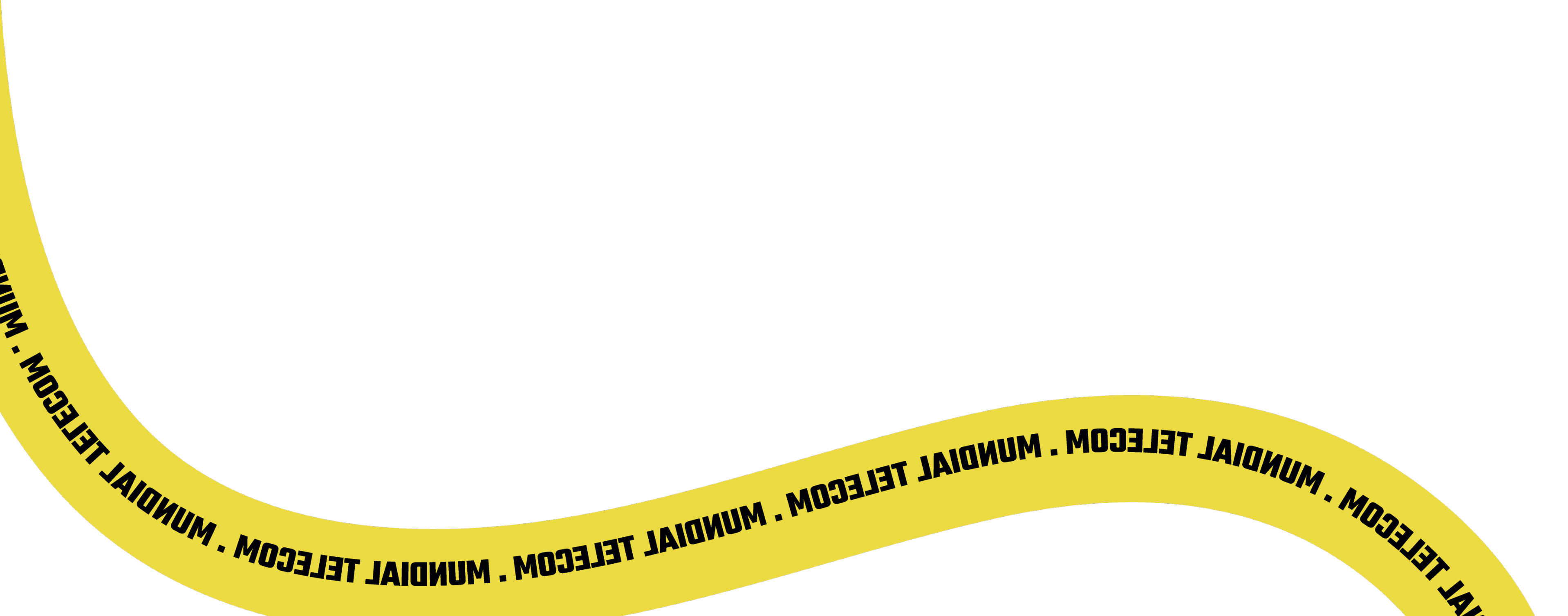 Fita decorativa amarela